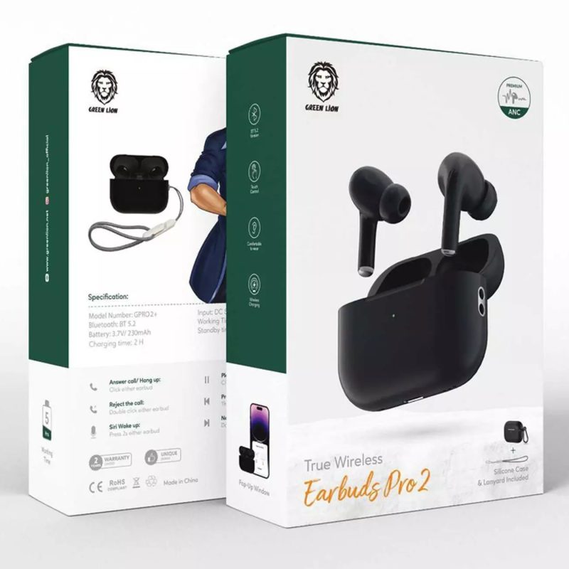 هدفون گرین لاین مدل Earbuds Pro 2