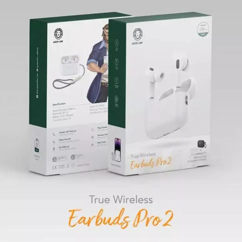 هدفون گرین لاین مدل Earbuds Pro 2