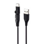 کابل تبدیل USB به MicroUSB / USB-C بیاند مدل BA-319 طول 1متر