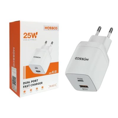 شارژر 25 وات مسکو مدل MOSSCO IC-22