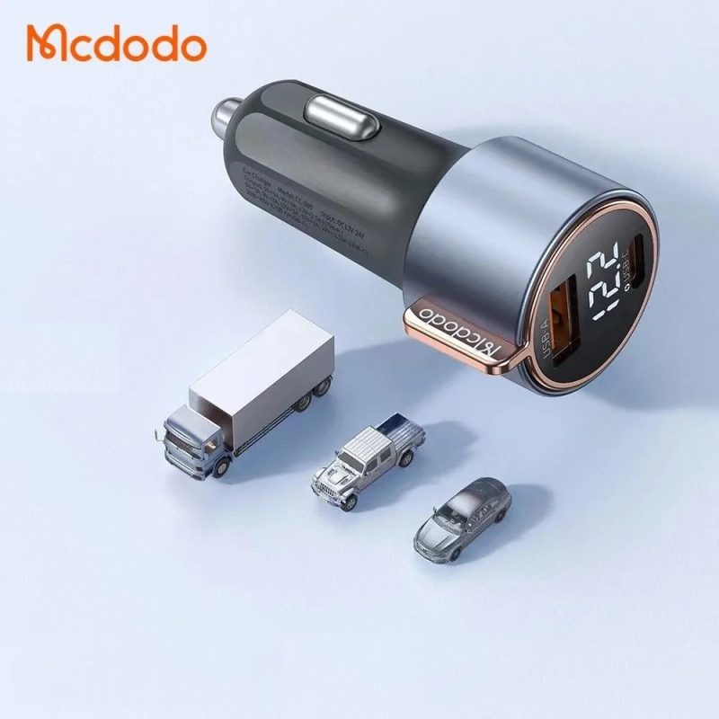 شارژر فندکی 2 پورت 75 وات مک دودو Mcdodo CC-369