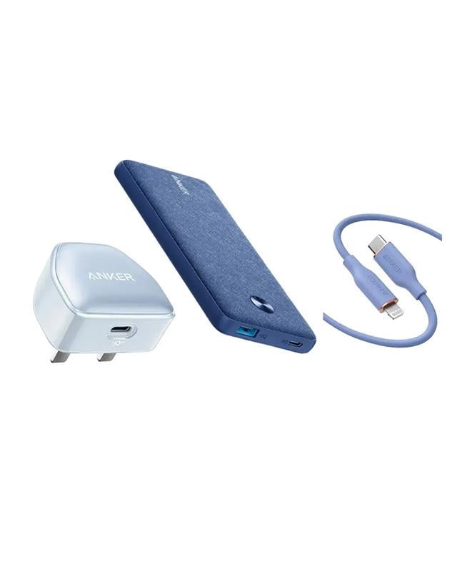 کیت شارژ 3 در 1 انکر Anker iPhone Starter Kit 3 in 1