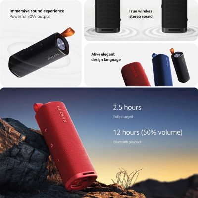 اسپیکر بلوتوثی شیائومی 30 وات مدل Xiaomi Sound Outdoor MDZ-38-DB