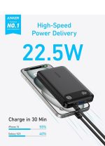 پاوربانک ۲۲.۵ وات انکر ظرفیت ۱۰۰۰۰ مدل Anker PowerBank A1388