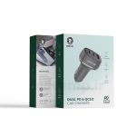 شارژر فندکی فست شارژ گرین لاین 50 وات مدل Green Lion Dual PD & QC 3.0