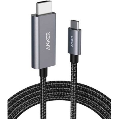 کابل مبدل تایپ سی به اچ دی ام آی انکر Anker Nylon USB-C to HDMI 4K Cable – مدل A8730