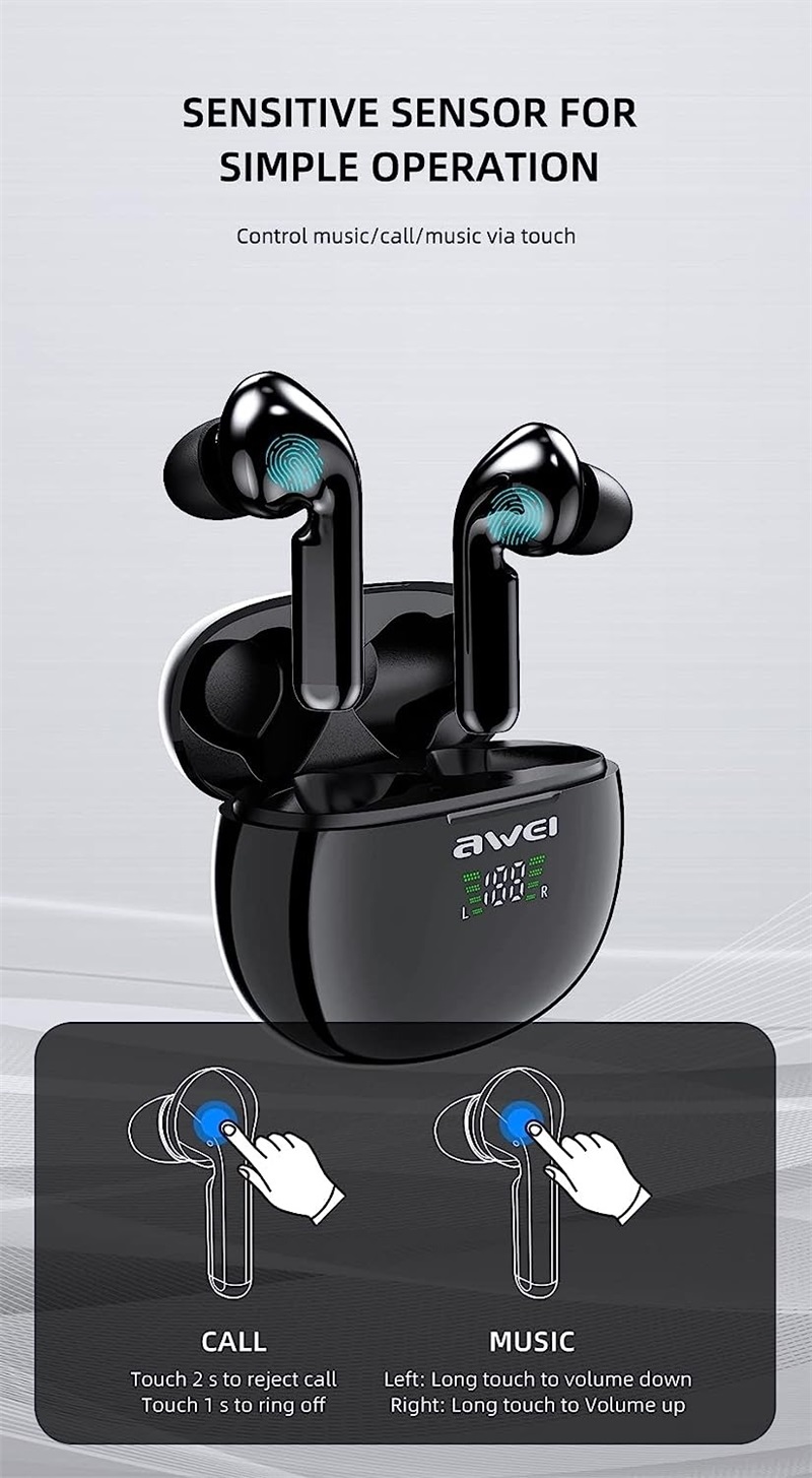 ایربادز اوی مدل AWEI Sports Earbuds Wireless T15P