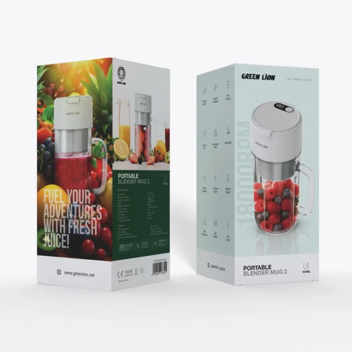 شیکر قابل حمل گرین لاین قابل حمل Green Lion Portable Blender Mug 2