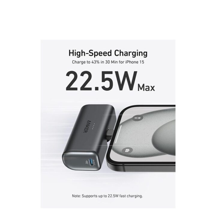 پاوربانک انکر Anker Nano Power Bank 22.5W USB-C Connector مدل A1653