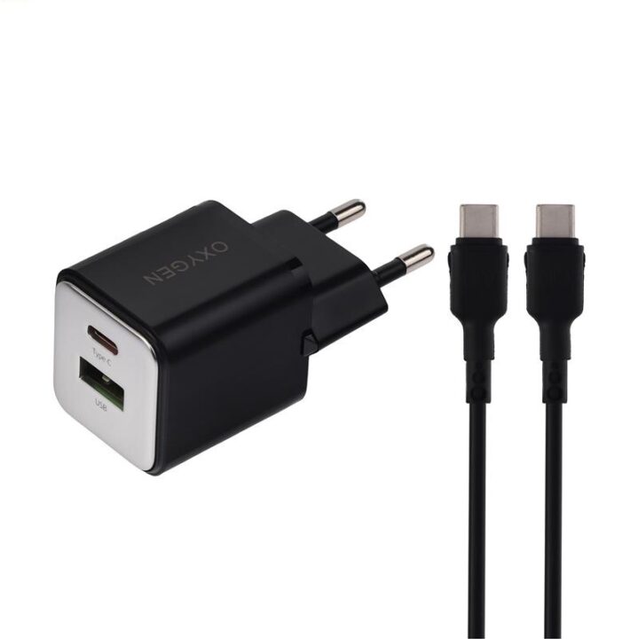 شارژر دیواری 30 وات اکسیژن مدل CH-9 به همراه کابل USB-C