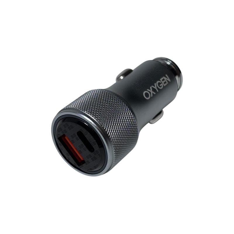 شارژر فندکی AC11 اکسیژن 22.5 وات – شارژ سریع USB و PD خودرو