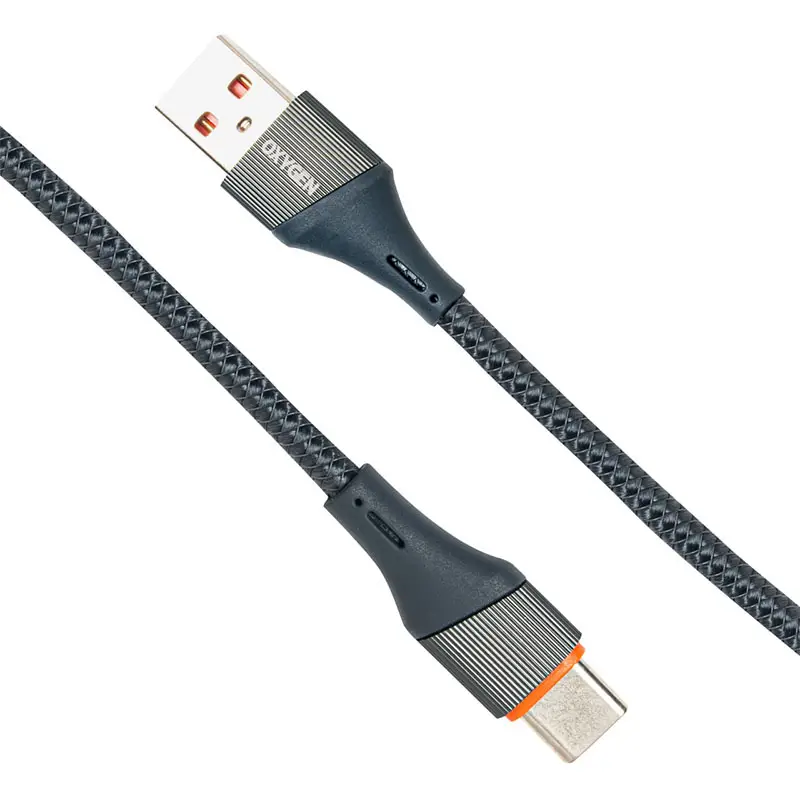 کابل شارژ و دیتا – تایپ سی به لایتنینگ 30 وات – OXYGEN LX-15