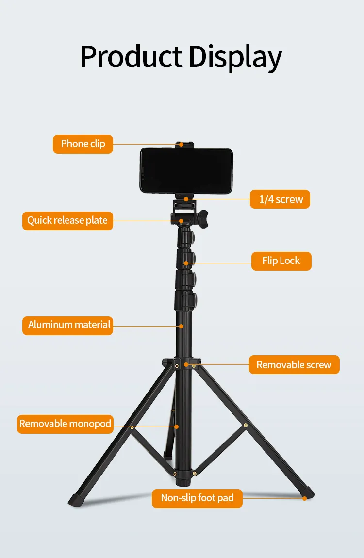 سه پایه جی ماری Jmary MT-39 Portable Tripod & Selfie