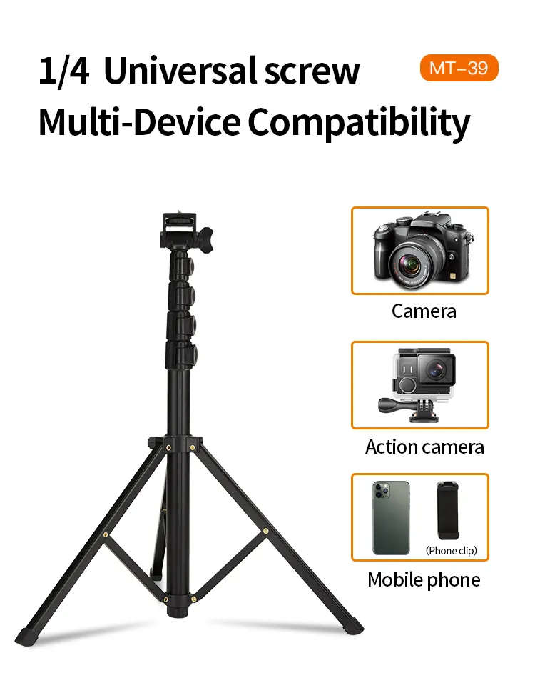 سه پایه جی ماری Jmary MT-39 Portable Tripod & Selfie