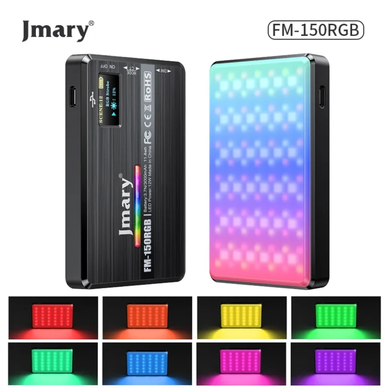 نور ثابت ال ای دی جیماری مدل فلت Jmary FM-150 RGB