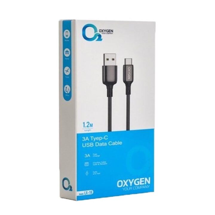 کابل شارژر USB به Type-C اکسیژن مدل LX18