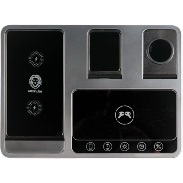 شارژر رومیزی گرین لاین Green lion مدل Wireless-Ch station 4 in 1