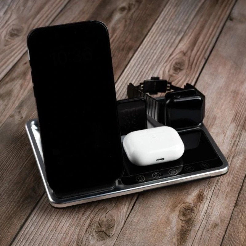شارژر رومیزی گرین لاین Green lion مدل Wireless-Ch station 4 in 1