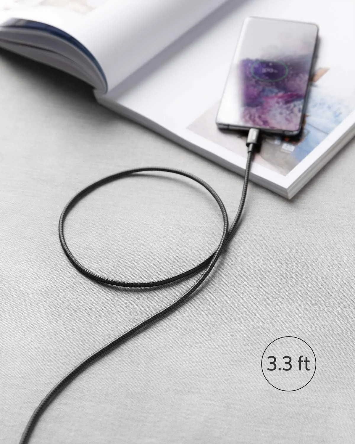 کابل شارژ انکر USB-C به USB-C مدل A8753 به طول 1.8 متر
